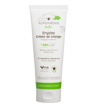 Alphanova Naravna krema proti pleničnemu izpuščaju, Eryzinc, 75 g Alphanova Bebe