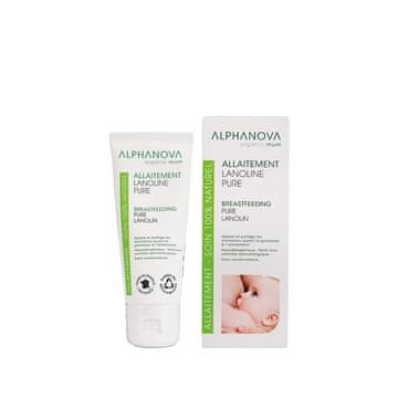 Alphanova Lanolin za bradavice, 100 % naraven, 40 ml Alphanova Organic Mum