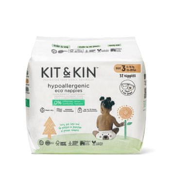 shumee Kit&Kin plenice za enkratno uporabo velikost 3 6-10 kg za otroke, 32 kosov, hipoalergene