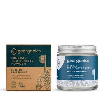 shumee Georganics Naravna zobna pasta v prahu z angleško poprovo meto 60 ml