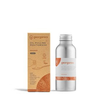 shumee Georganics Naravno olje za izpiranje ust z pomarančo 100 ml
