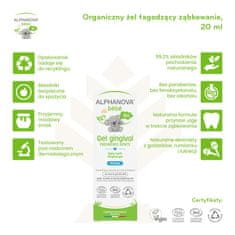 Alphanova Alphanova Bebe Bio gel za pomirjanje izraščanja zob, 20 ml