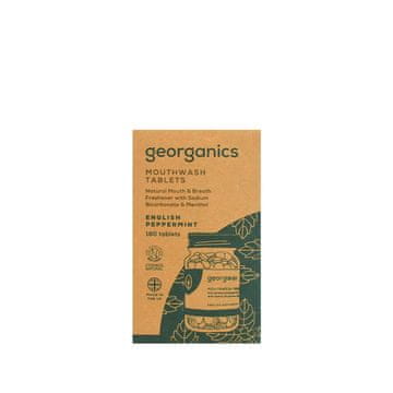 shumee Georganics tablete za zobno pasto z naravno meto, 180 kosov.