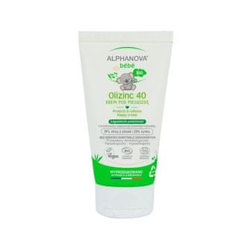 Alphanova Krema za plenice za otroške ritke Olizinc 40 50g Alphanova Bebe Bio