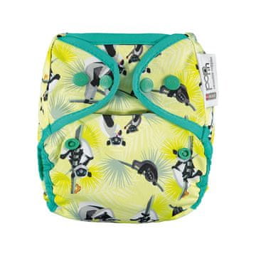 shumee Vstavljive plenice AI2 iz blaga Lemur Snaps, 3,5–16 kg, tesno prijazne staršem