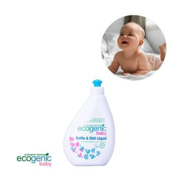 shumee Ecogenic Baby, čistilo za stekleničke, dude in igrače, brez vonja, 500 ml