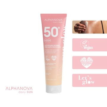 Alphanova Alphanova Daily Sun Glow losjon za sončenje SPF50+, 150 ml