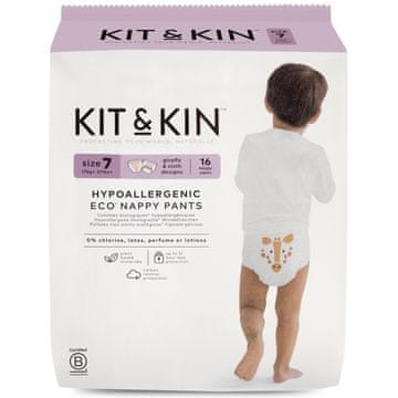 shumee Plenice za enkratno uporabo za dojenčke, velikost 7 (17 kg+), 16 kosov. KIT&KIN