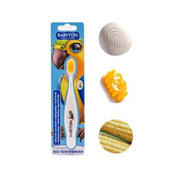 shumee Zobna ščetka Parrot 12m+ BIO Babyton