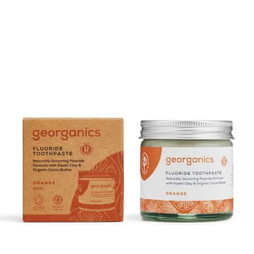 shumee Georganics zobna pasta z organskim fluoridom pomaranča 60 ml