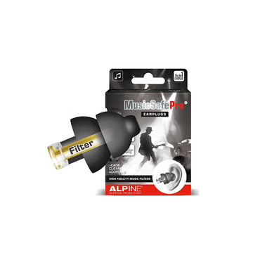 shumee Alpine MusicSafe PRO glasbeni čepki za ušesa črne barve
