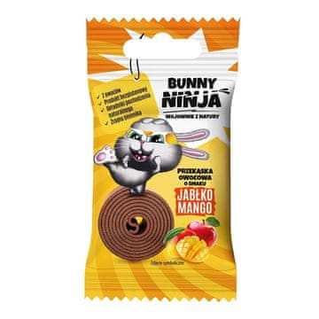 shumee Sadni prigrizek Bunny Ninja z jabolkom in mangom - 15 g