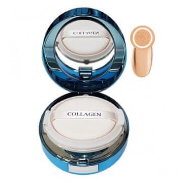 shumee Kompaktni puder Enough Collagen Aqua Air Cushion SPF50+, odtenek 21 Natural Glow - 15 g