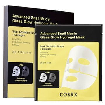 shumee COSRX-Napredna maska za sijaj s polžjim mucinom 34 g x 3