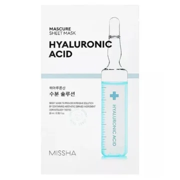 MISSHA Missha Mascure vlažilna maska v platnu s hialuronsko kislino - 28 ml