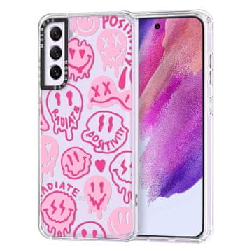 Infostyle Ovitek MOSNOVO za Samsung Galaxy S25 - Pink Dripping Smiles