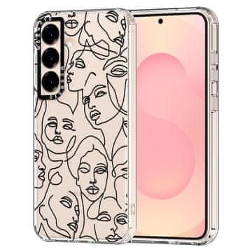 Infostyle Ovitek MOSNOVO za Samsung Galaxy S25 - Abstract Face Line Art