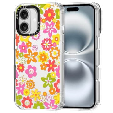 Infostyle Ovitek MOSNOVO za iPhone 16 - 70's Groovy Floral