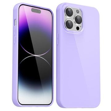 Infostyle Silikonski ovitek za iPhone 14 Pro Max - sv.vijolična