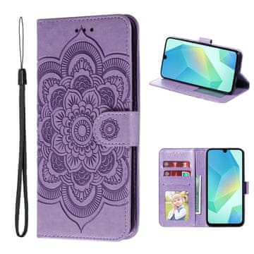 Infostyle Preklopna torbica Mandala za Samsung Galaxy A16 – vijolična