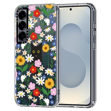 Infostyle MOSNOVO ovitek za Samsung Galaxy S25 Plus – Black Cat in Garden