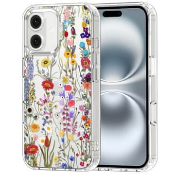 Infostyle Ovitek MOSNOVO za iPhone 16 - Wildflower Meadow