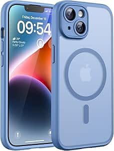 Infostyle TOCOL magnetni ovitek za iPhone 14 - svetlo modra