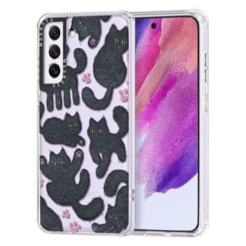 Infostyle Ovitek MOSNOVO za Samsung Galaxy S24 Ultra - Black Furry Cat