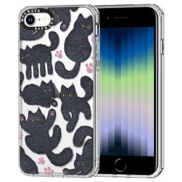 Infostyle Ovitek MOSNOVO za iPhone 15 Pro - Black Furry Cat