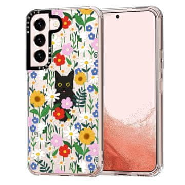 Infostyle Ovitek MOSNOVO za Samsung Galaxy S22 Plus - Black Cat in the Garden