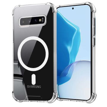 Infostyle Magnetni ovitek za Samsung Galaxy S10 - prozorna