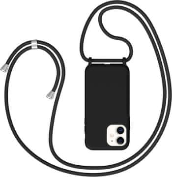 Infostyle Ovitek z vrvico za iPhone 11 - črna
