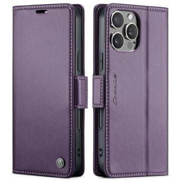 Infostyle CASEME preklopni ovitek za iPhone 16 Pro, vijolična