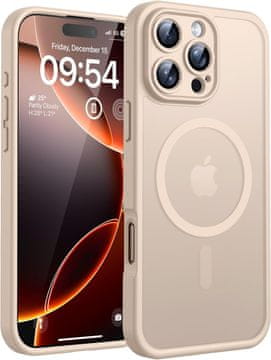 Infostyle TOCOL MagSafe ovitek za iPhone 16 Pro Max – bež puščava