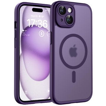Infostyle TOCOL MagSafe ovitek za iPhone 15 – polnočno vijolična