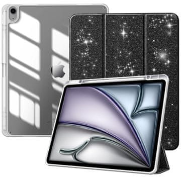 Infostyle TiMOVO ovitek za iPad Air 11 (M2/M3/M4 2024–2026) in iPad Air 10.9 (2020/2022) - bleščeče črna