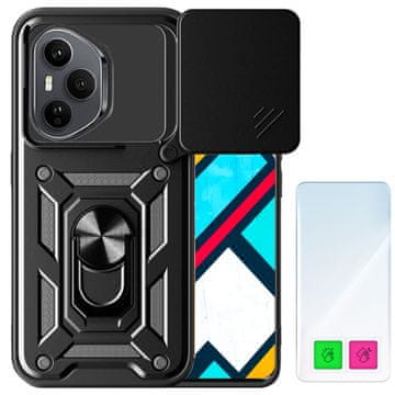 shumee Ovitek za Honor 400 Pro z oklepnim zadnjim pokrovom + 9H steklo