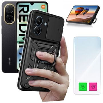 shumee Ovitek za Xiaomi Redmi A5 173mm oklepni ovitek oklepni ovitek + STEKLO