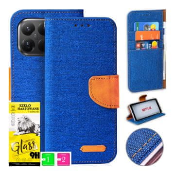 shumee Ovitek za Xiaomi 15T Pro CANVAS z magnetno denarnico + STEKLO