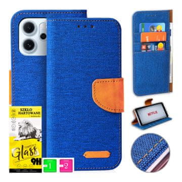 shumee Ovitek za Oppo Reno 14F / 14 FS 5G CANVAS z magnetom + 9H steklo