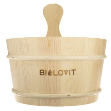 shumee Bilovit - Vedro za savno iz borovega lesa 4 l