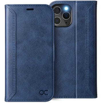Infostyle OCASE Retro preklopni ovitek za iPhone 12 Pro Max , RFID, modra