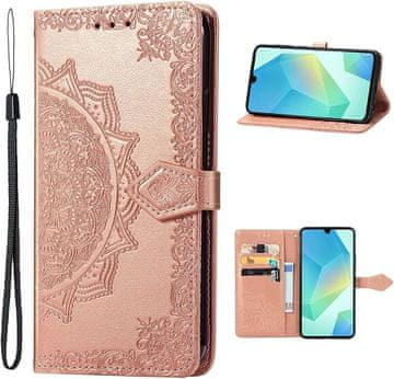 Infostyle Preklopna torbica Mandala za Samsung Galaxy A16 4G/5G - roza