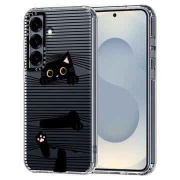 Infostyle Ovitek MOSNOVO za Samsung Galaxy S25 Plus - Hidden Black Cat