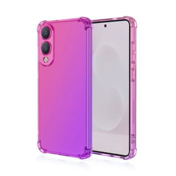 Infostyle Silikonski ovitek Colorit za Samsung Galaxy S25 Edge – roza/vijolična