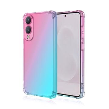 Infostyle Silikonski ovitek Colorit za Samsung Galaxy S25 Edge – roza/zelena