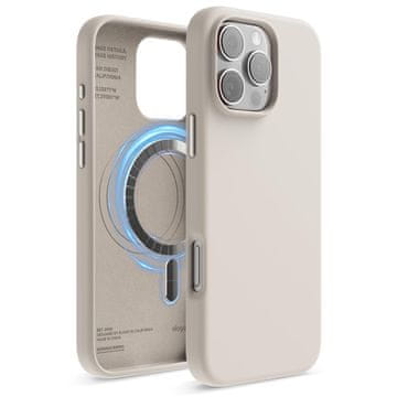 Infostyle Elago MagSafe silikonski ovitek za iiPhone 16 Pro Max – barva kamna