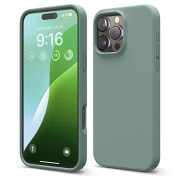Infostyle Elago tekoči silikonski ovitek za iPhone 16 Pro Max – zelena