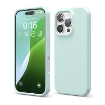 Infostyle Elago silikonski ovitek za iPhone 16 Pro – mint