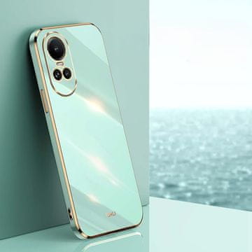 Infostyle Silikonski ovitek GIOPUEY za Oppo Reno 10 / Reno 10 Pro – zelena/mint